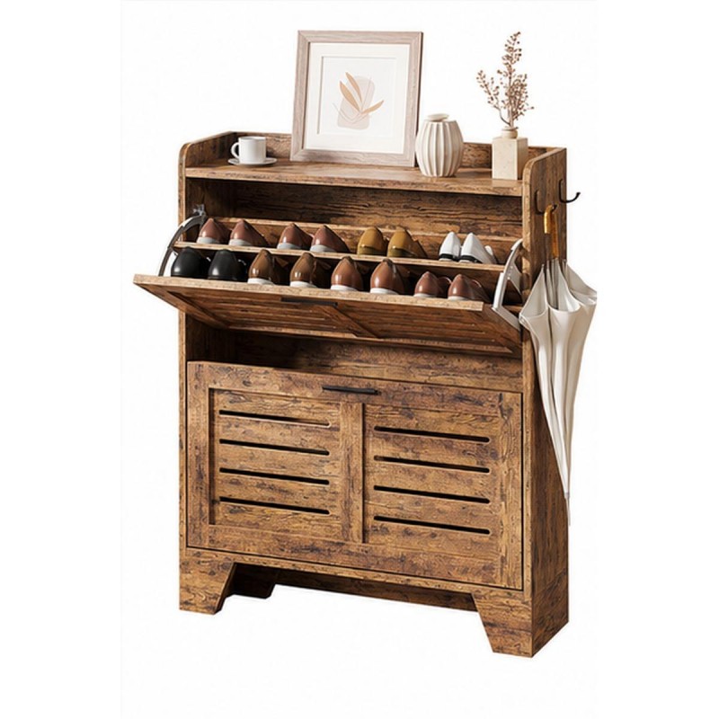 Solid Wood Shoe Cabinet